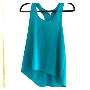 Aqua racer back top